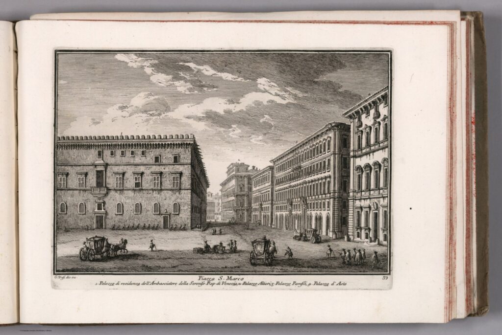 Print of Piazza di San Marco by G. Vasi.