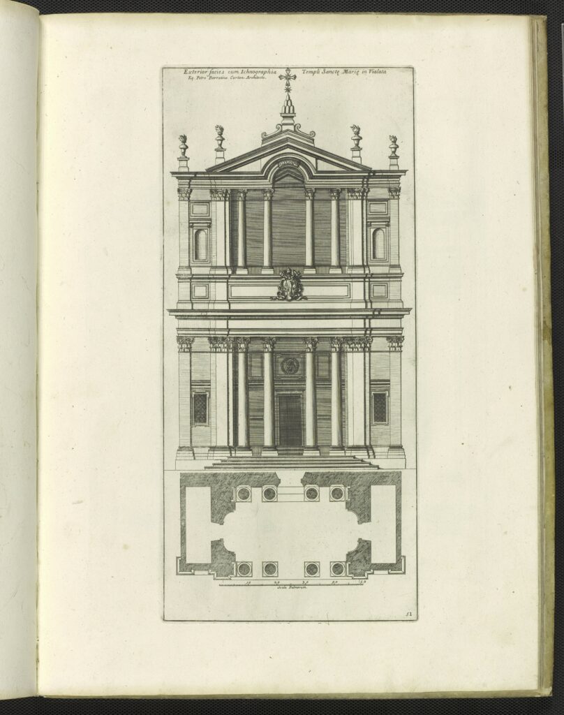 Print of Santa Maria in Via Lata